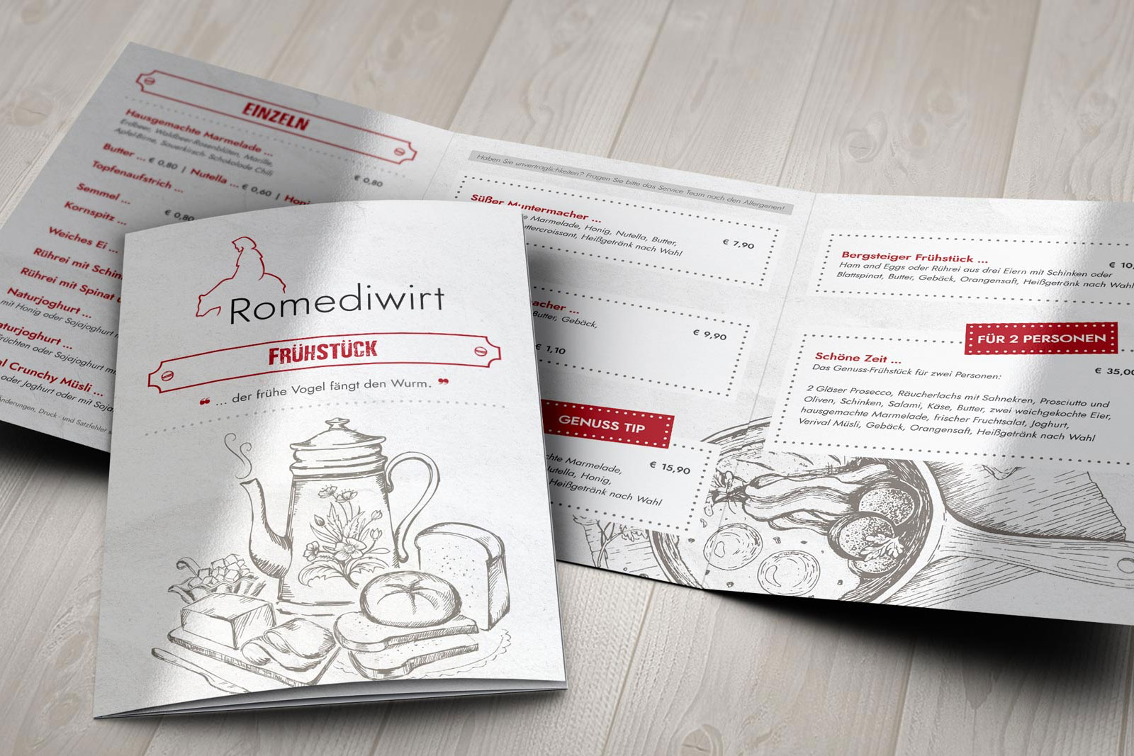 Werbeagentur - agentur 13 Tirol, Romediwirt Grafikdesign