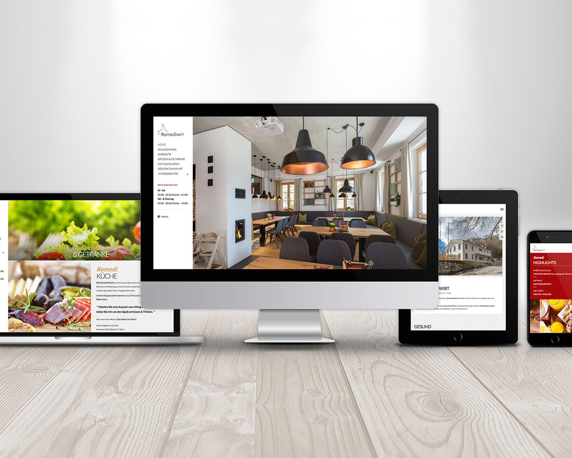 Werbeagentur - agentur 13 Tirol, Romediwirt Webdesign